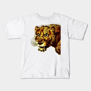 Comic and african lioness Kids T-Shirt